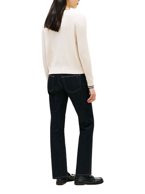 Cardigan in cotone a trecce Tommy Hilfiger | WW0WW433290AK